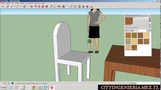 SketchUp 2014 (4): Modelando una Silla by CityIngenieria 3,070 views 9 years ago 3 minutes, 35 seconds