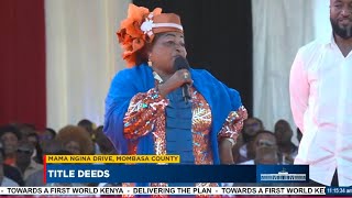 TULIKUA KWA HANDSHAKE NA UHURU LAKINI MASHAMBA YETU PWANI ILIIBWA!Mishi Mboko lights fire in Monbasa