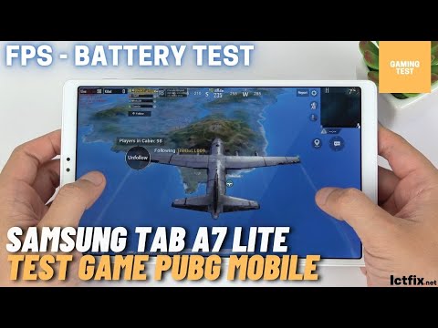 Samsung Galaxy Tab A7 Lite PUBG Gaming test | Mediatek MT8768T, 3 GB RAM