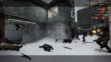 Counter-Strike: Source 15 VS 15 Bot Fight cs_office2