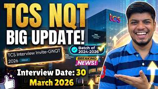 TCS Interview Date Out Breaking News | TCS Interview Survey Mail | Role Not Mentioned | TCS NQT 2026