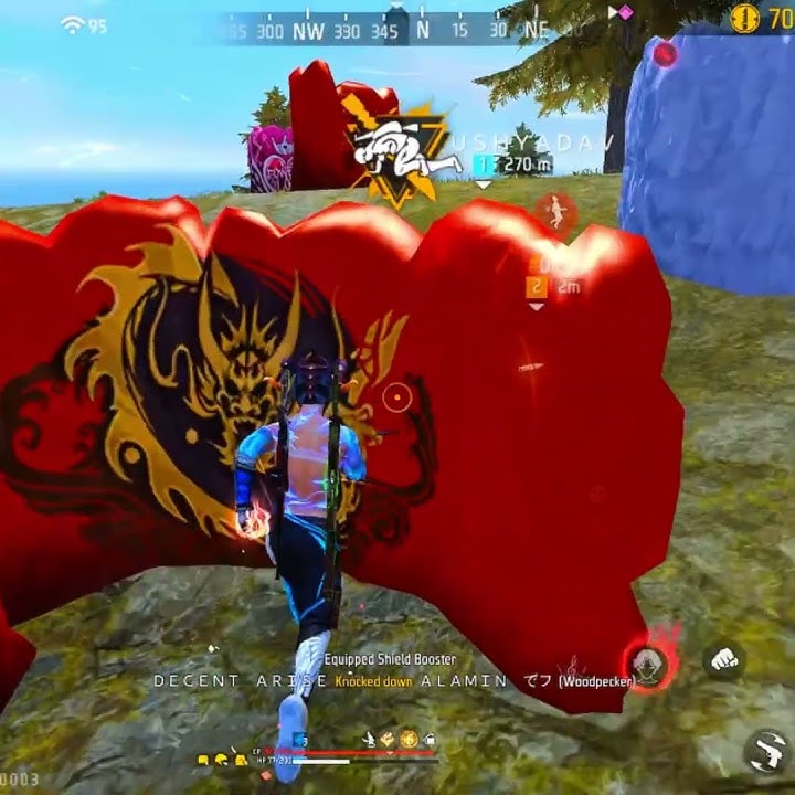 WHEN WE MEET V BADGE YOUTUBER🔥#freefire #shorts #tondegamer @AzimGamingLive