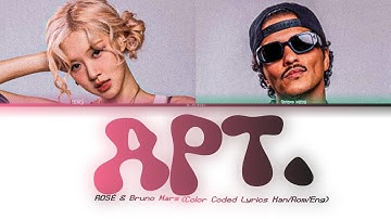 ROSÉ & Bruno Mars - APT. (Color Coded Lyrics)