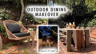 OUTDOOR DINING MAKEOVER *Before & After Transformation* | XO, MaCenna
