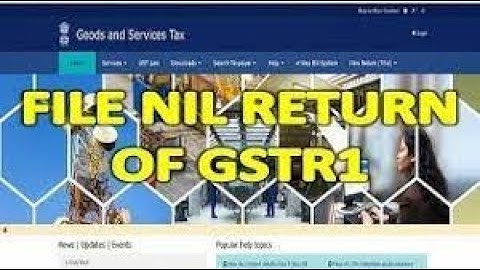 New GSTR-1 Nil Return कैसे File करें Online ? How to file GSTR1 Nil Return 2022 Latest Easy Process