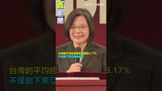 台灣經濟成長率「8年平均東亞最佳」！蔡英文：公司有賺，拜託多發年終｜三立新聞網 SETN.com