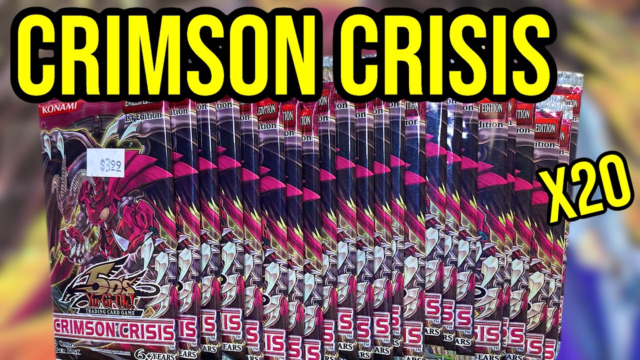 RARE & EXPENSIVE* Yugioh 5Ds 1st Ed Crimson Crisis Pack Opening