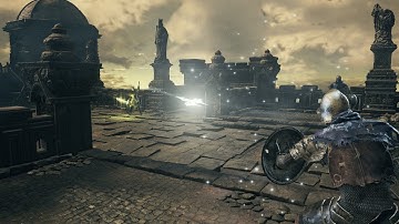 Dark Souls 3 Cinders Mod Miracle Showcase - Divine Arrow and Refined Divine Arrow