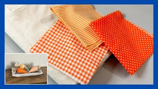 NO SEW Fabric Carrots || Carrot DIY || Just 1 Easy Craft