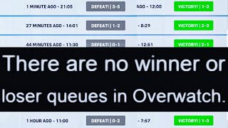 Blizzard once said Loser/Winner Queue DOESN'T EXIST