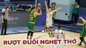 Những phút rượt đuổi tỷ số nghẹt thở giữa Cantho Catfish và Thang Long Warriors