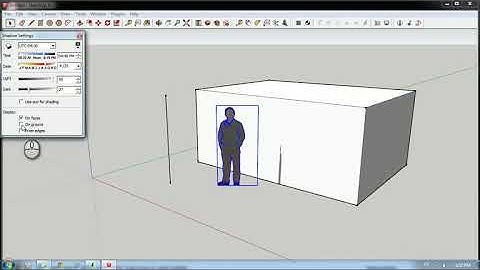 SKETCHUP CƠ BẢN Bài 20  Tìm hiểu về công cụ Shadow Window Tab