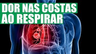 Respirar ao dor nas beliscando costas