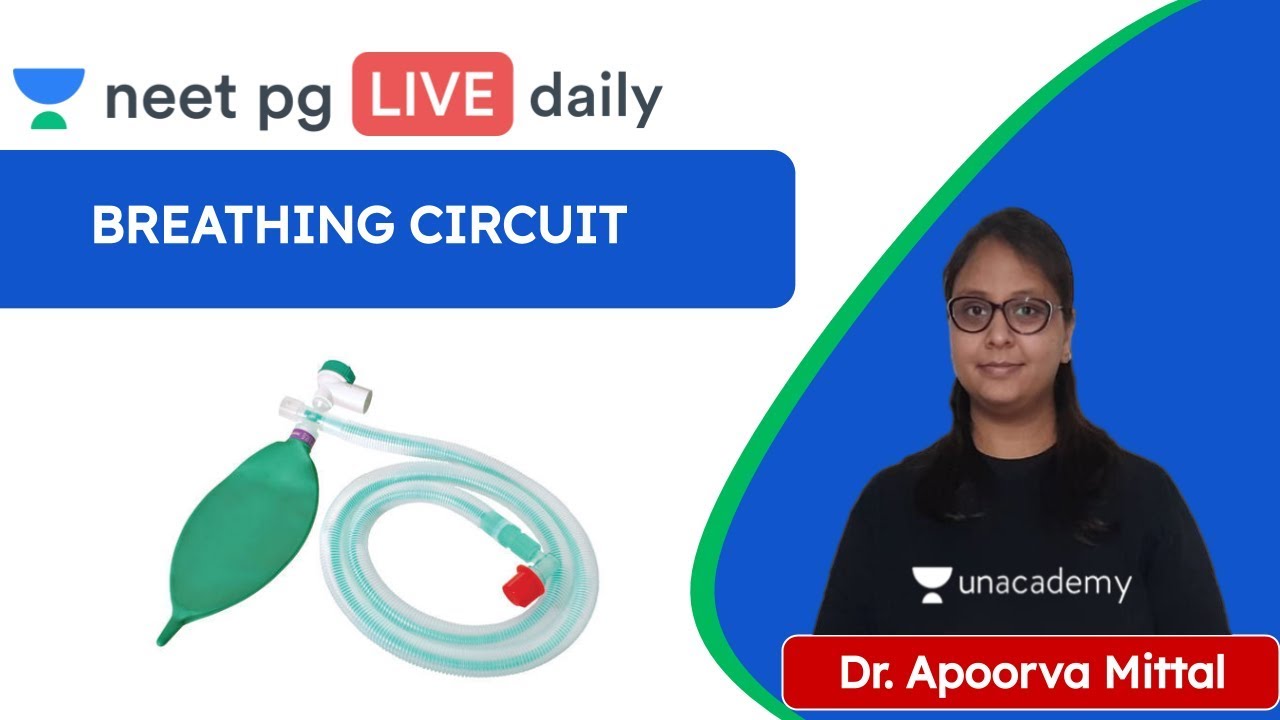 Breathing Circuit | Unacademy NEET PG | Dr. Apoorva Mittal