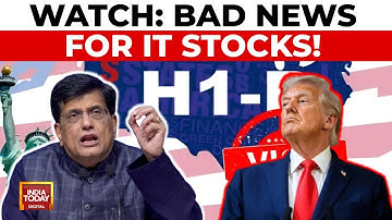 IT Stocks Under Pressure: Infosys, Tech Mahindra Tank, Dragging Nifty Down | India Today News