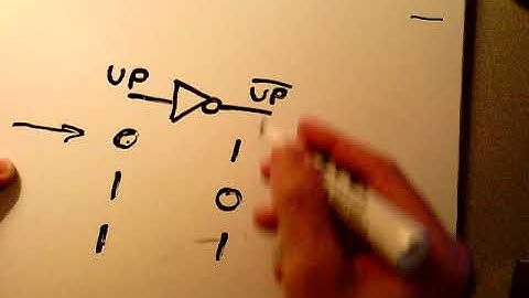 The "Inverter" Logic Gate by Prof Skip Laratonda.   Tutoring available, see link below: