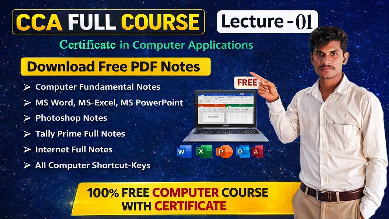 CCA Full Course | Lecture 01 | CCA क्या है? | Abhishek iN Tech | Certificate in Computer Application