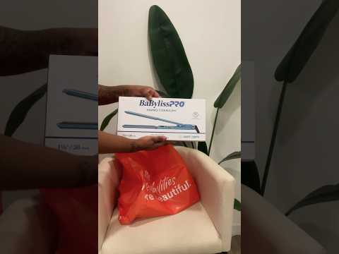 BabylissPRO Nano Titanium Straightener — video thumbnail