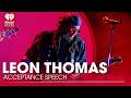 Leon Thomas Acceptance Speech - Best New Artist (R&B) | 2026 iHeartRadio Music Awards