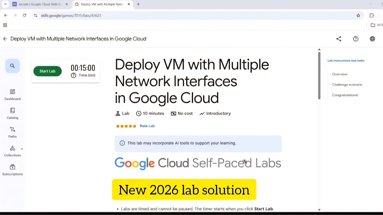 Deploy VM with Multiple Network Interfaces in Google Cloud lab | gcp ...