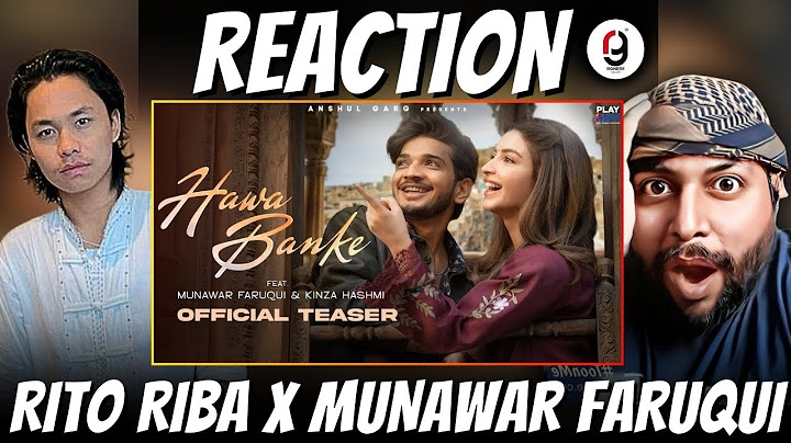 Hawa Banke (Teaser) - Rito Riba | Neha Kakkar | MUNAWAR FARUQUI | REACTION BY RG #indianidol