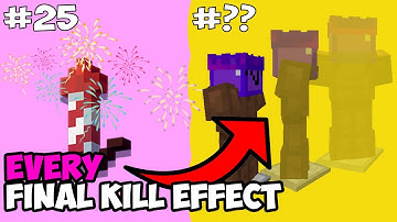 RANKING Every FINAL KILL EFFECT from WORST to BEST (Hypixel Bedwars)