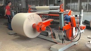 Paper Slitting Machine, Jumbo Paper Roll Slitting Rewinding Machine, Once a time can be 1200mm, FZB