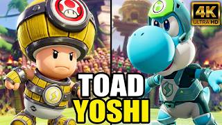 Toad Vs. Yoshi - Mario Strikers: Battle League ⁴ᴷ Switch 2