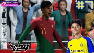 ทำเกมทีมชาติ โด้จูเนียร์ลุยทีมชาติเต็มๆครั้งแรก - FC24 RonaldoJr. Part7