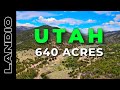 Utah land for sale 640 acres  landio