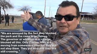 Some Eagle Pass locals comment they are annoyed at stand off on the US border in their town
