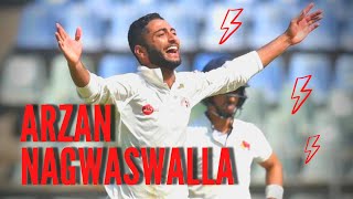 Arzan Nagwaswalla Bowling | 5 Wickets Haul | India vs New Zealand | Gujarat Cricket Association