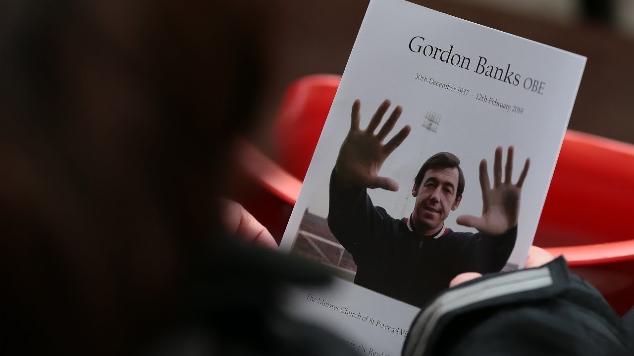 football score Gordon Banks OBE: Funeral Service