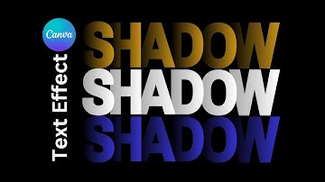 How to create overlapping Text Effect in Canva
