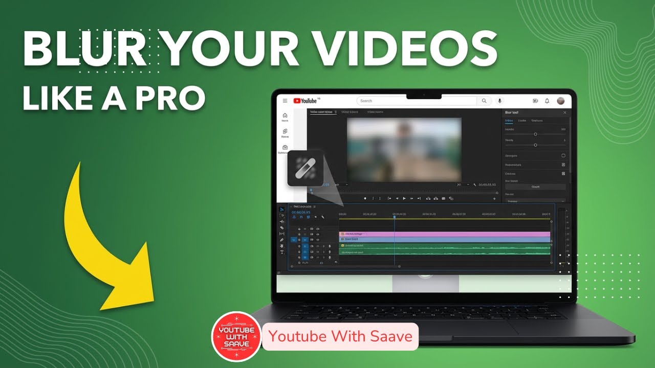 How to Blur Video After Uploading on YouTube | YouTube With Saave