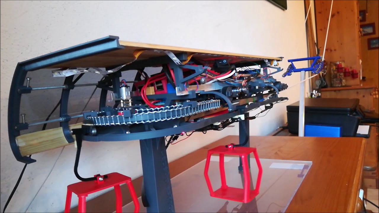 Télécabine miniature débrayable 4