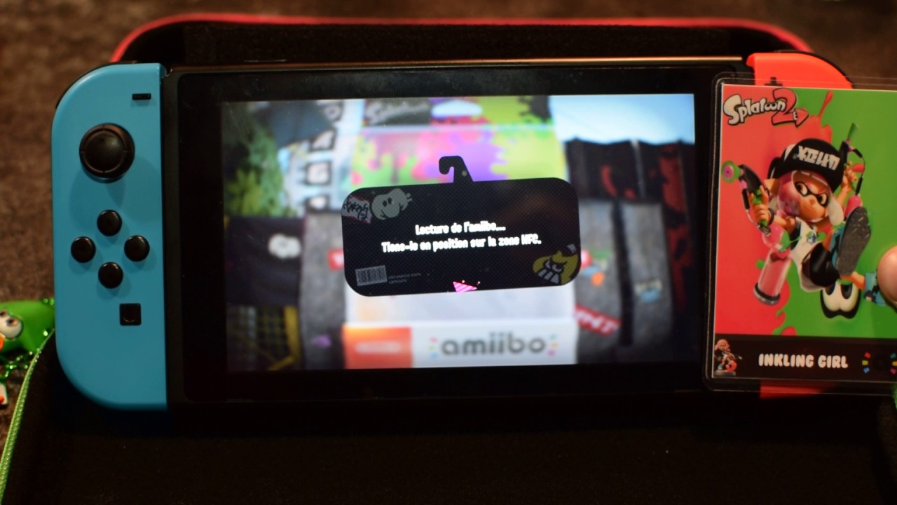 Fonctionnement Carte Amiibo Splatoon 2 Custom - YouTube