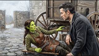 He Asked Where His New Housekeeper Was… The Orc Widow Rolled Out From Under His Wagon.