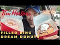Are the NEW Tim Horton's RING FILLED DREAM DONUTS any good?