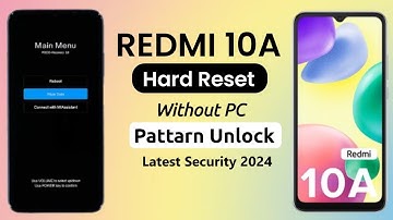 Redmi 10A Hard Reset || Pattern Password Unlock Without pc || How to Hard Reset ||