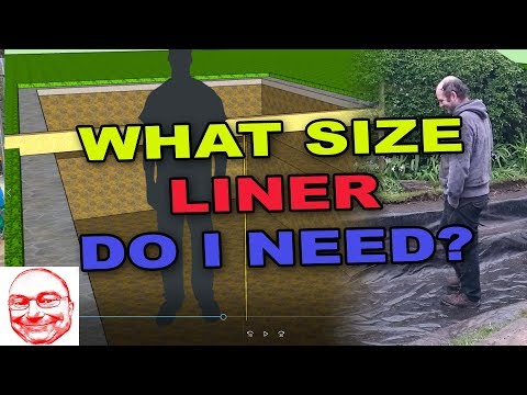 What size liner and how much underlay do I need?