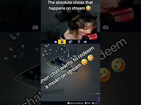 chaos of stream when chat wants a moan redeem