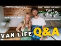 Van Life Q&A | Scary Moments at Night, How We Met, Worst Thing About Van Life AND MORE...
