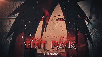 FREE EDITING PACK - 7K SPECIAL [AMV/EDIT] !! Ft. FAXCO X INS4NE 🔥FLOW EDIT QUICK! 4K