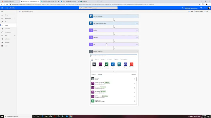 How to Create a custom Flow that uses the File Properties in a Document Library (Example 1)