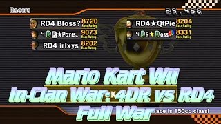 [MKWii] In-Clan War: 4DR vs RD4 (Full War)