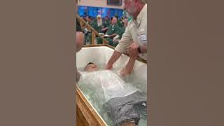 Inmate gets baptized behind bars #jesus #bible #baptism #jesuslovesyou #prisonministry #kingdom