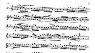 2026-2027 TMEA All State Clarinet Etude 3 - 32 Rose Etudes No. 24