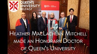 Heather MacLachlan Mitchell made an Honorary Doctor of Queen's University