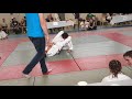 Pierre paulin fait un sankaku tranglement  cl de bras coupe judo au sol traditionnel 2023